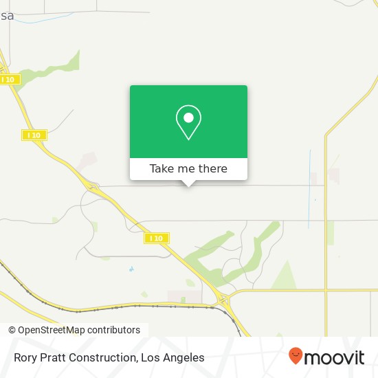 Rory Pratt Construction map