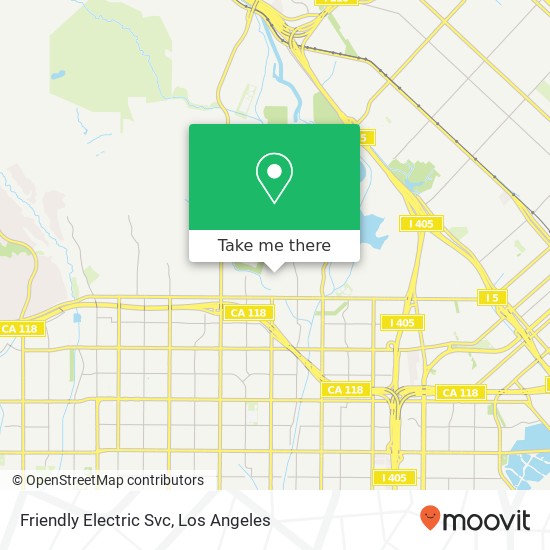 Friendly Electric Svc map