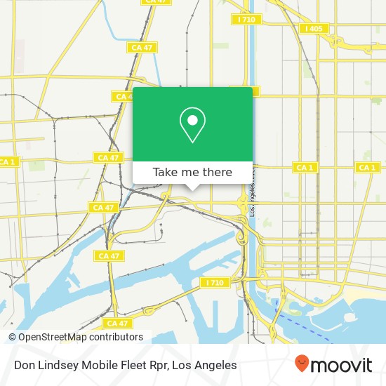 Mapa de Don Lindsey Mobile Fleet Rpr