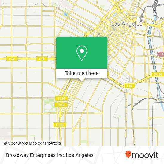 Mapa de Broadway Enterprises Inc