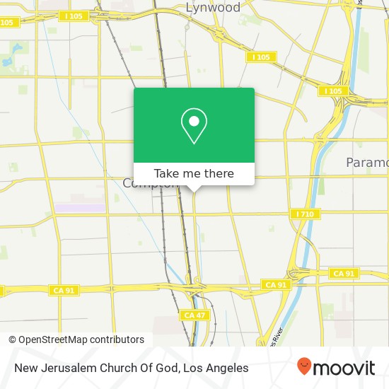 New Jerusalem Church Of God map