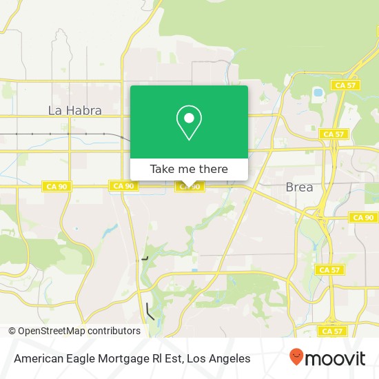 American Eagle Mortgage Rl Est map