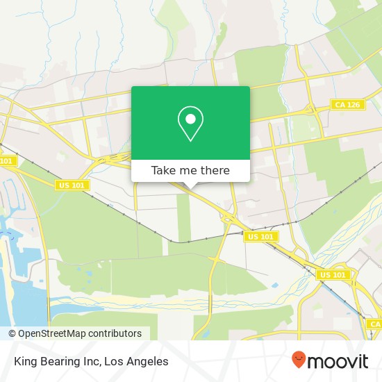 King Bearing Inc map