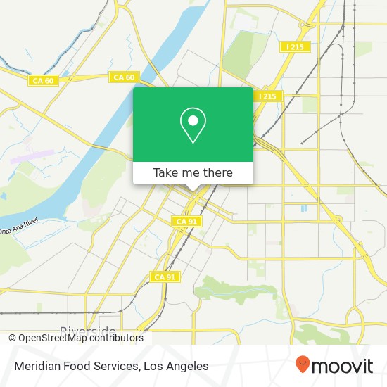 Meridian Food Services map