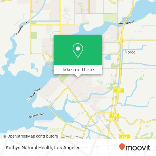 Mapa de Kathys Natural Health