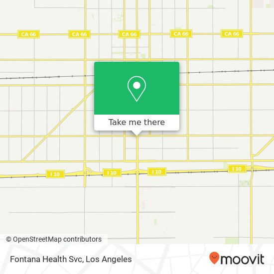 Fontana Health Svc map