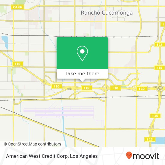 American West Credit Corp map
