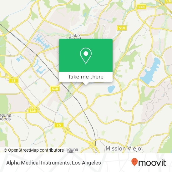 Alpha Medical Instruments map
