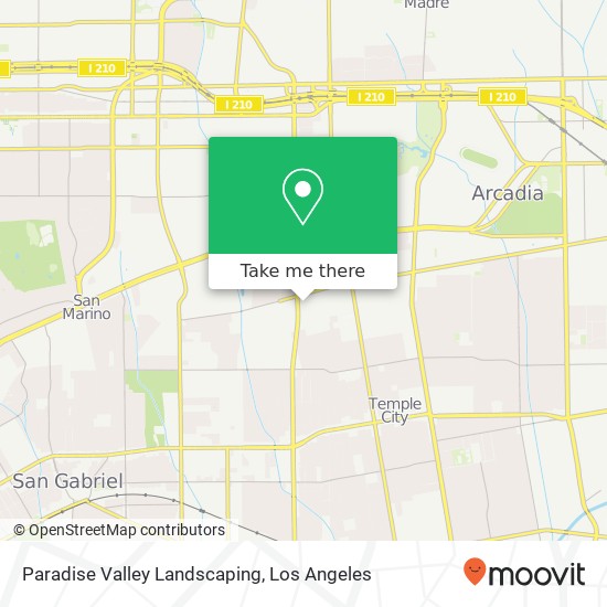 Paradise Valley Landscaping map