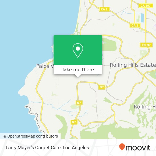 Mapa de Larry Mayer's Carpet Care