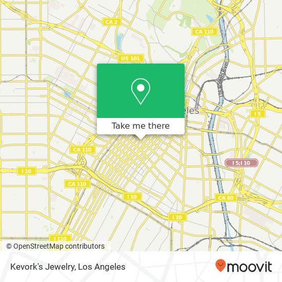 Kevork's Jewelry map