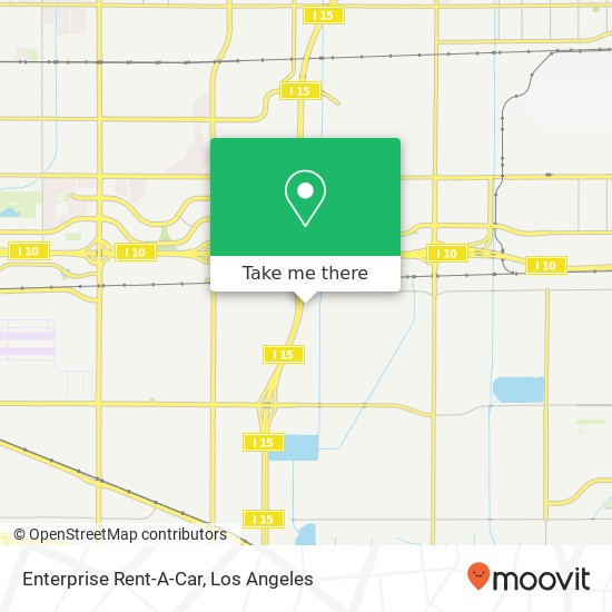 Mapa de Enterprise Rent-A-Car