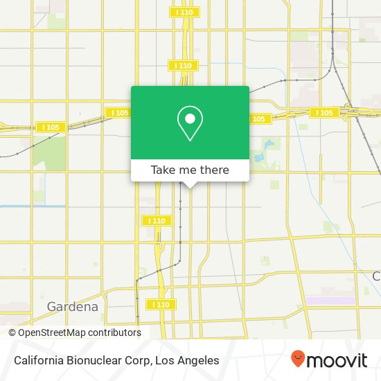 California Bionuclear Corp map