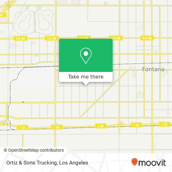 Ortiz & Sons Trucking map