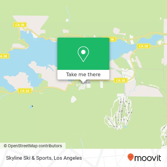 Mapa de Skyline Ski & Sports