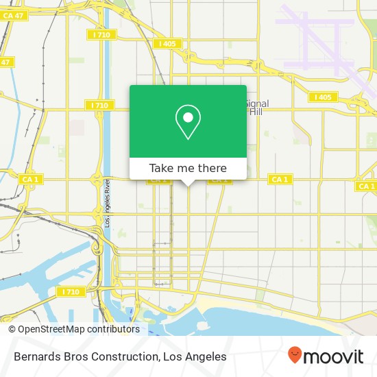 Bernards Bros Construction map