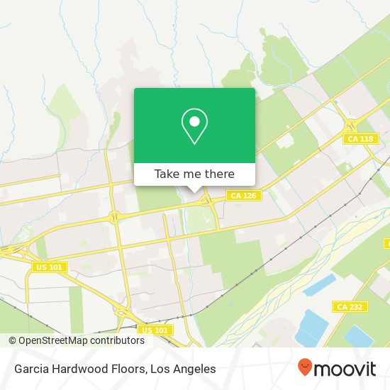 Garcia Hardwood Floors map