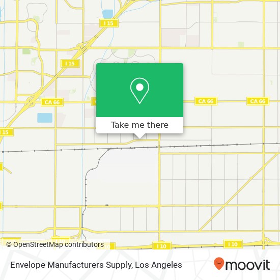 Envelope Manufacturers Supply map