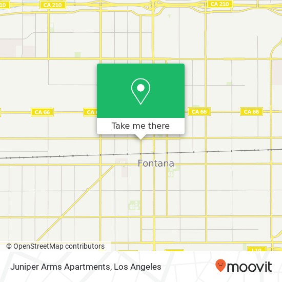 Juniper Arms Apartments map