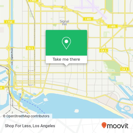 Mapa de Shop For Less