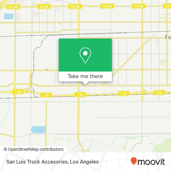 Mapa de San Luis Truck Accesories