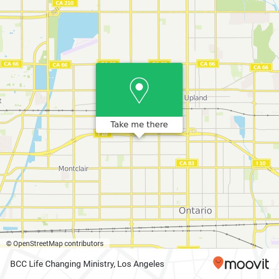 BCC Life Changing Ministry map