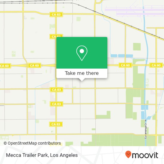 Mapa de Mecca Trailer Park