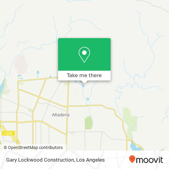 Gary Lockwood Construction map