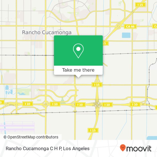 Rancho Cucamonga C H P map