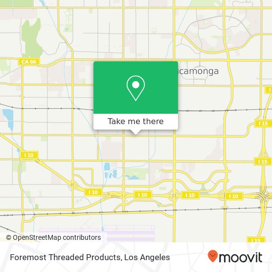 Foremost Threaded Products map