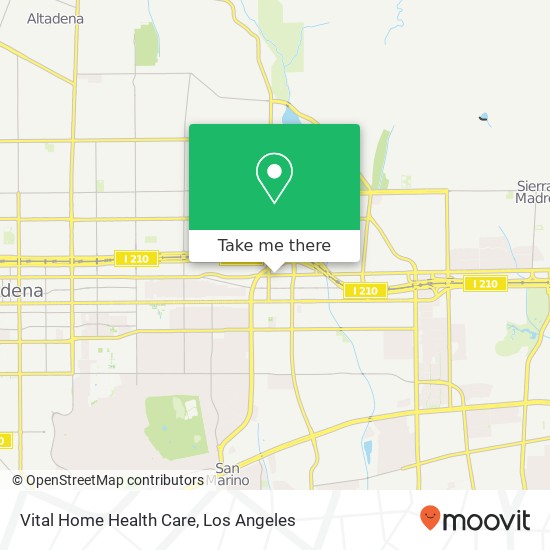 Vital Home Health Care map