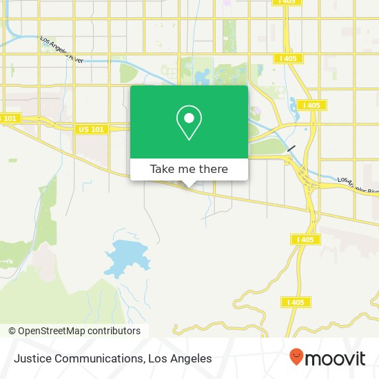 Justice Communications map