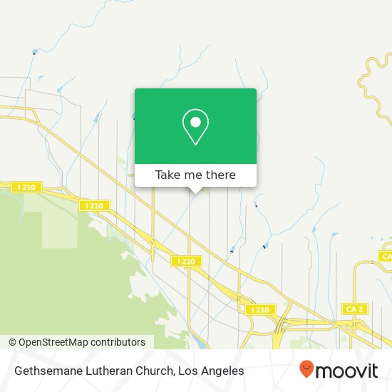 Mapa de Gethsemane Lutheran Church