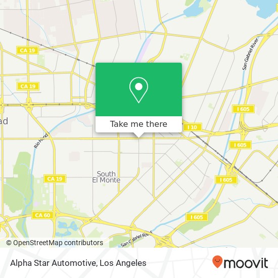 Alpha Star Automotive map
