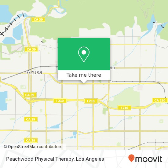 Mapa de Peachwood Physical Therapy