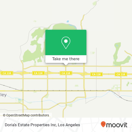 Doria's Estate Properties Inc map