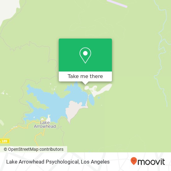 Mapa de Lake Arrowhead Psychological
