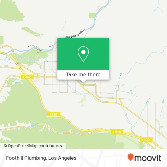 Mapa de Foothill Plumbing