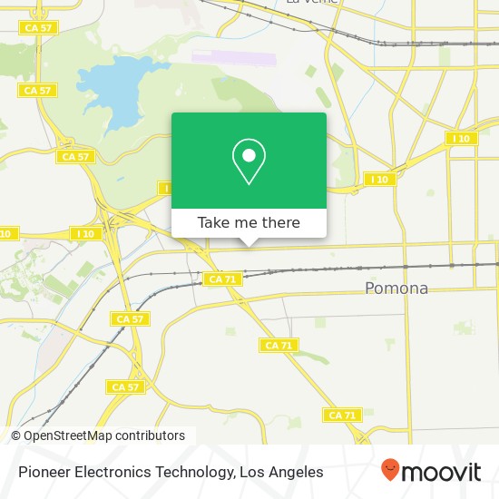 Mapa de Pioneer Electronics Technology