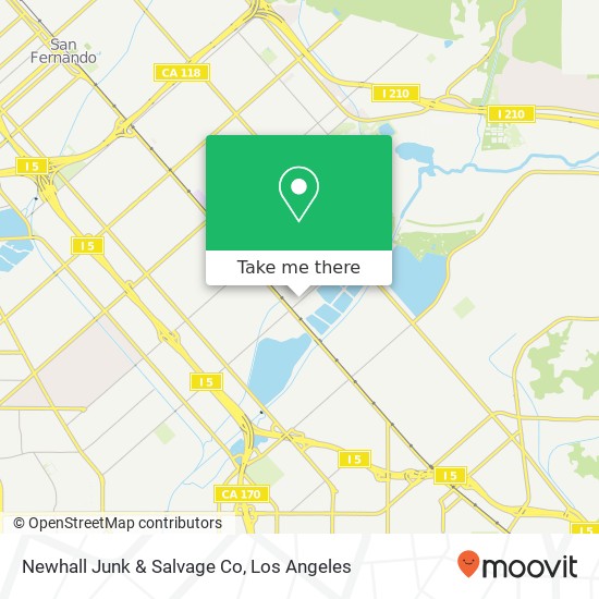 Newhall Junk & Salvage Co map