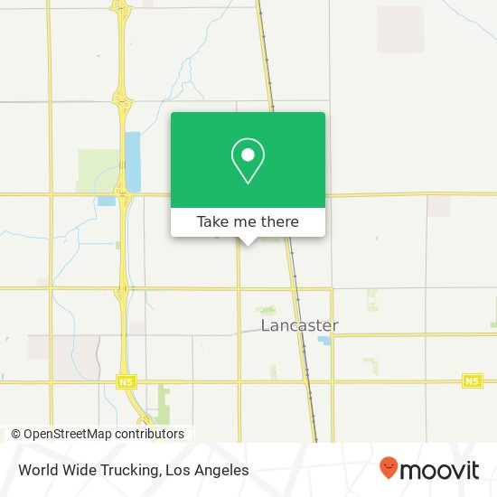 World Wide Trucking map