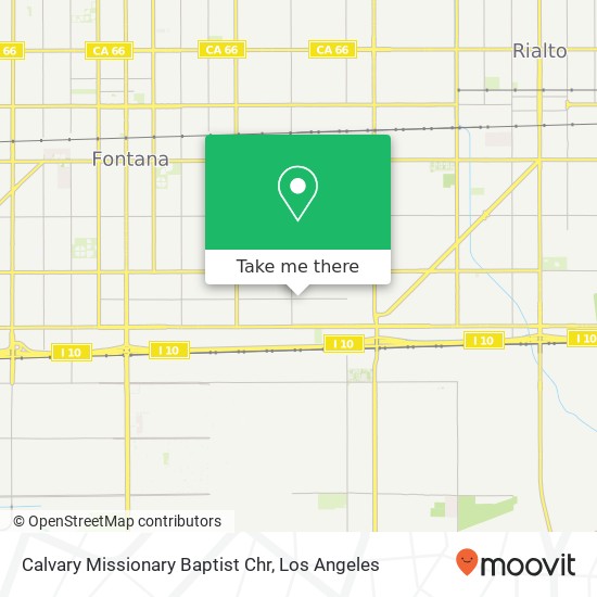 Calvary Missionary Baptist Chr map