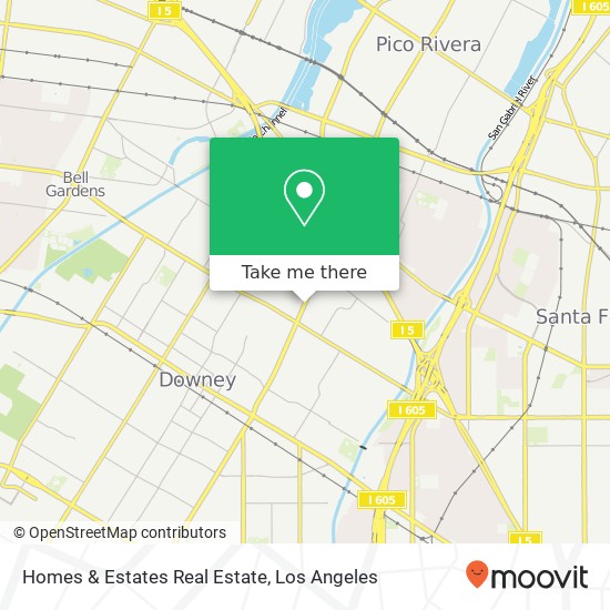 Homes & Estates Real Estate map