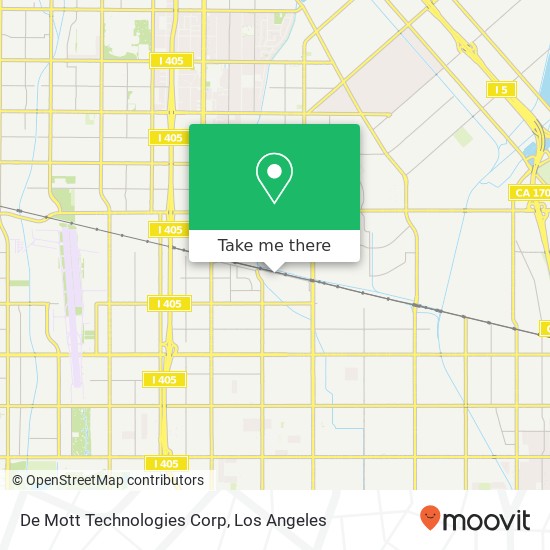 Mapa de De Mott Technologies Corp