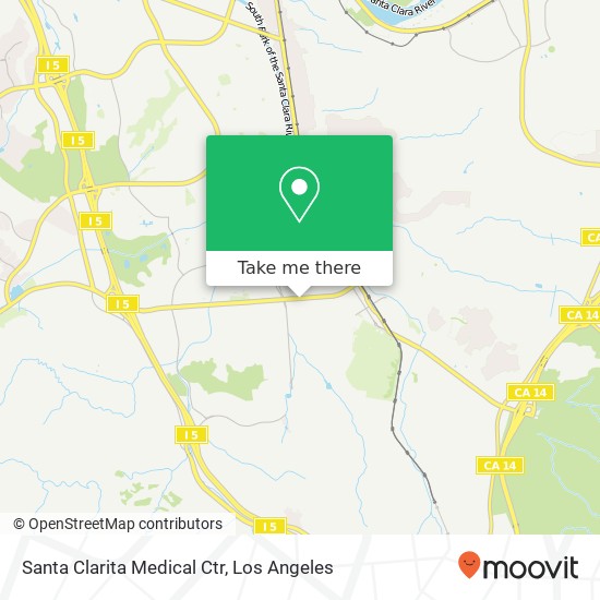 Santa Clarita Medical Ctr map