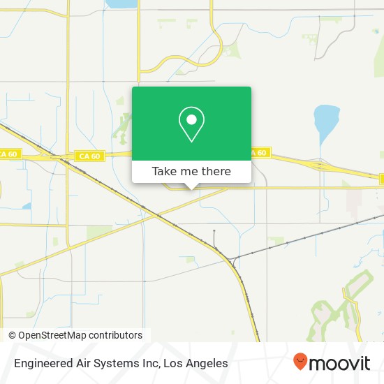 Mapa de Engineered Air Systems Inc