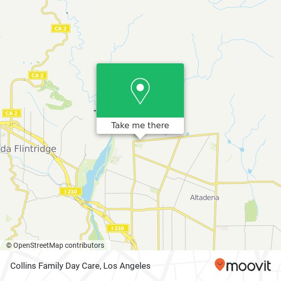 Collins Family Day Care map