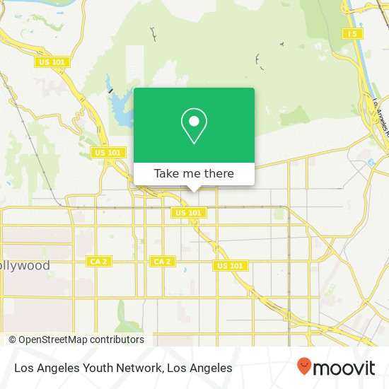 Los Angeles Youth Network map