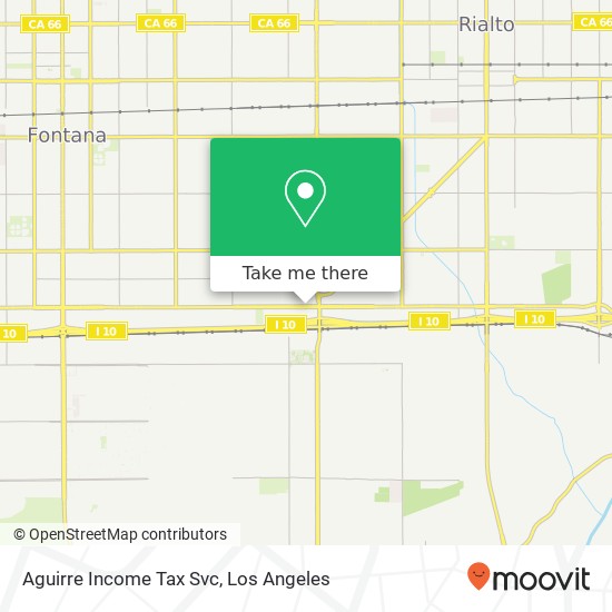 Aguirre Income Tax Svc map