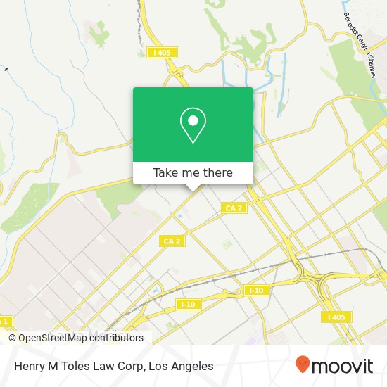 Mapa de Henry M Toles Law Corp